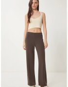 Happiness Istanbul Pantaloni dama - - Pantaloni de trening Regular Fit - talie elastica - mocca - textil