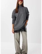 Happiness Istanbul Pulover dama - gri - One Size