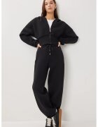 Happiness Istanbul Trening dama - Hanorac cu Gluga - Pantaloni Largi - Negru