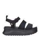 HEYDUDE Sandale cu talpa wedge si catarama - Negru