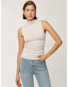HiCCUP Bluza dama - fara maneci - volane - bej - Natural