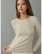 HiCCUP Bluza dama - maneca lunga - ivory natural - jerseu