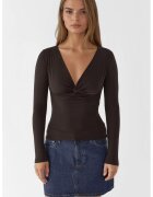 HiCCUP Bluza dama - Maro inchis - Jerseu