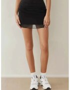 HiCCUP Fusta mini dama - bumbac - negru