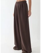 HiCCUP Pantaloni dama - croiala larga - maro cognac - elasten