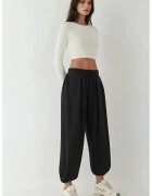 HiCCUP Pantaloni dama Pantaloni Salwar - buzunare - negru - textil