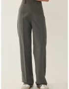 HiCCUP Pantaloni dama - talie inalta - gri - poliester-viscoza - Gri