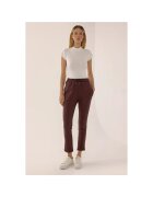 HiCCUP Pantaloni sport dama - slim fit - cordon - maro - bumbac-poliester
