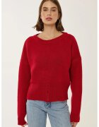 HiCCUP Pulover dama - Jessica - rosu - tricot