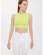HiCCUP Top crop uni - cu decolteu barcuta