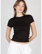 HiCCUP Tricou dama - jerseu - decolteu rotund - negru