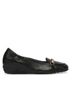 Hoegl Balerini dama Hogl - piele naturala - Negru