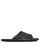 Home Relax Papuci barbati - piele naturala - negru - Negru