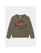 HUGO Bluza copii kaki