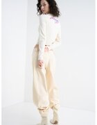 HUGO Bluza crop Duspark - Crem