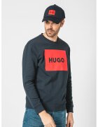 HUGO Bluza de trening cu imprimeu logo Duragol 222 - Rosu/Negru/Albastru prafuit