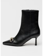 HUGO Botine din piele ecologica Katniss - Negru