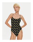 HUGO Costum de baie dama negru - galben