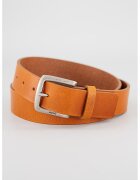 HUGO Curea din piele cu aspect granulat - Caramel