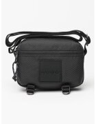 HUGO Geanta crossbody din material textil cu logo - Negru