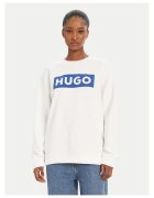 HUGO Hanorac dama culoare alb -