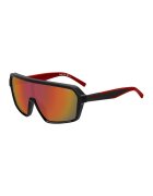 HUGO Ochelari de soare shield cu logo - Rosu/Negru