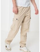 HUGO Pantaloni cargo de bumbac Garlo - Maro nisip