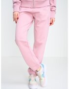 HUGO Pantaloni de trening cu croiala relaxed-fit si talie medie - Roz prafuit