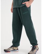 HUGO Pantaloni lejeri de trening cu snur - Verde englez