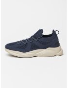 HUGO Pantofi sport din material textil cu model uni Leon - Albastru inchis