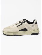 HUGO Pantofi sport low-cut de plasa cu garnituri de piele intoarsa ecologica Yarrow - Bej deschis