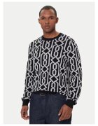 HUGO Pulover barbati negru
