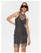 HUGO Rochie de cocktail dama negru - argintiu -
