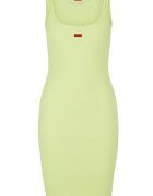 HUGO Rochie striata slim fit Nirabel - Verde