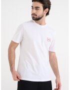 HUGO Set de tricouri de bumbac cu decolteu la baza gatului -2 piese - Alb