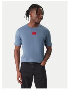 HUGO Tricou barbat albastru - bumbac