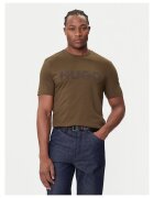 HUGO Tricou barbat maro - bumbac -