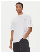 HUGO Tricou barbati alb - bumbac - cu logo