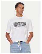 HUGO Tricou barbati alb - din bumbac