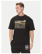 HUGO Tricou barbati - negru - bumbac