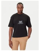 HUGO Tricou barbati negru - din bumbac