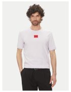 HUGO Tricou barbati violet - bumbac