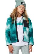 HUGO Tricou cu imprimeu logo - Alb/Verde persan
