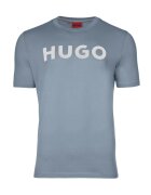 HUGO Tricou cu logo Dulivio - Albastru prafuit