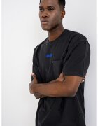 HUGO Tricou lejer cu buzunar pe piept - Gri antracit