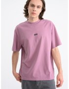 HUGO Tricou lejer din bumbac Nalono - Violet prafuit