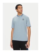 HUGO Tricou polo barbati albastru - bumbac - Albastru