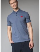 HUGO Tricou polo slim fit Dereso - Gri carbune