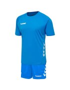 hummel Set echipament sportiv albastru - tricou + sort