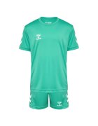 hummel Set Echipament Sportiv Logo - turcoaz - copii